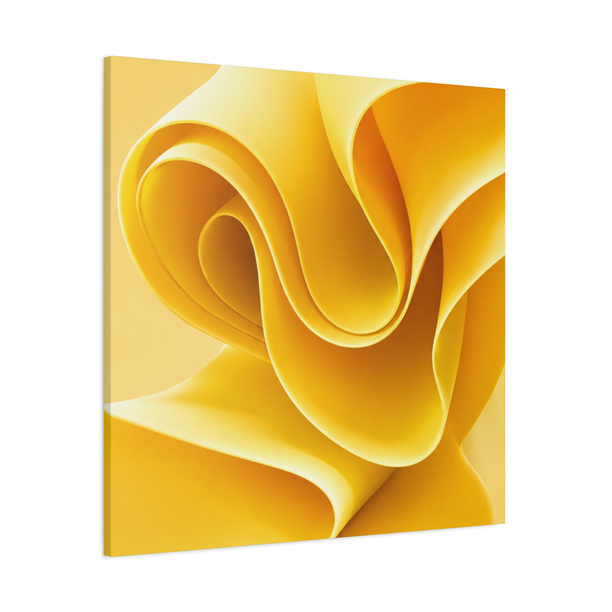 Yellow Abstract Canvas Wall Art | Modern Luxury Wall Decor | Minimalist Canvas Print | Living Room Art | Ready to Hang