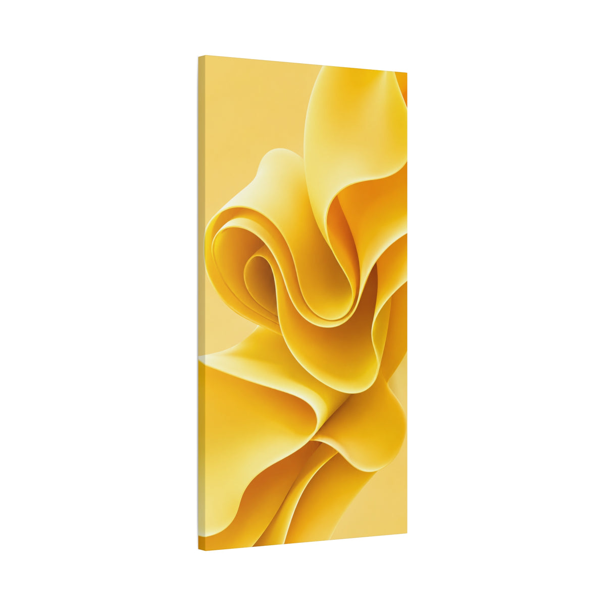 Yellow Abstract Canvas Wall Art | Modern Luxury Wall Decor | Minimalist Canvas Print | Living Room Art | Ready to Hang