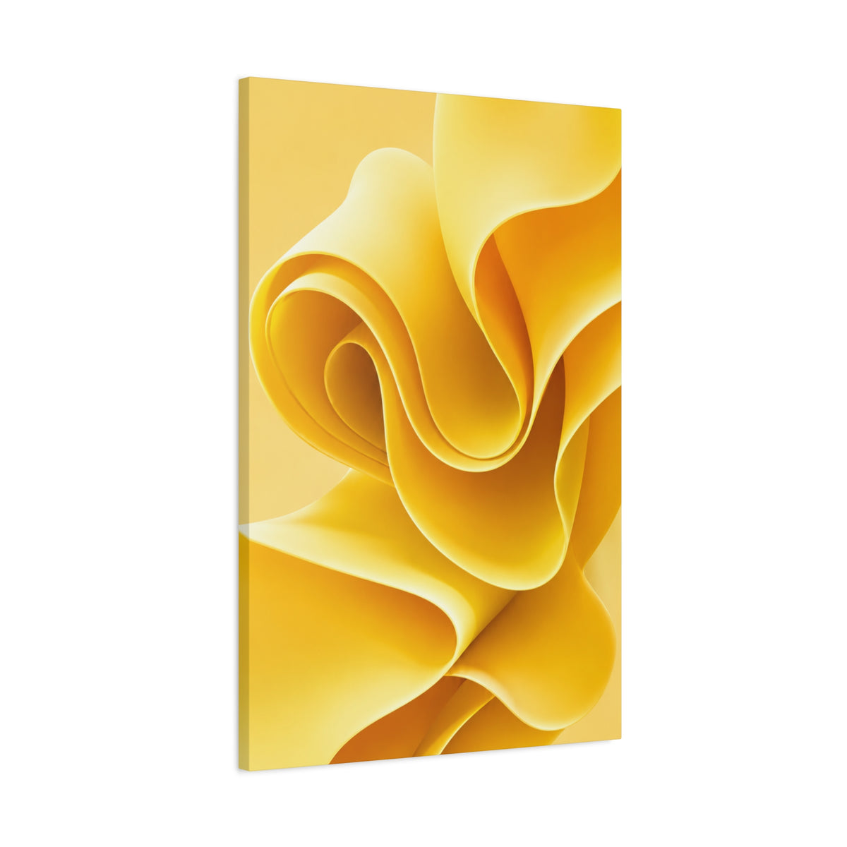 Yellow Abstract Canvas Wall Art | Modern Luxury Wall Decor | Minimalist Canvas Print | Living Room Art | Ready to Hang