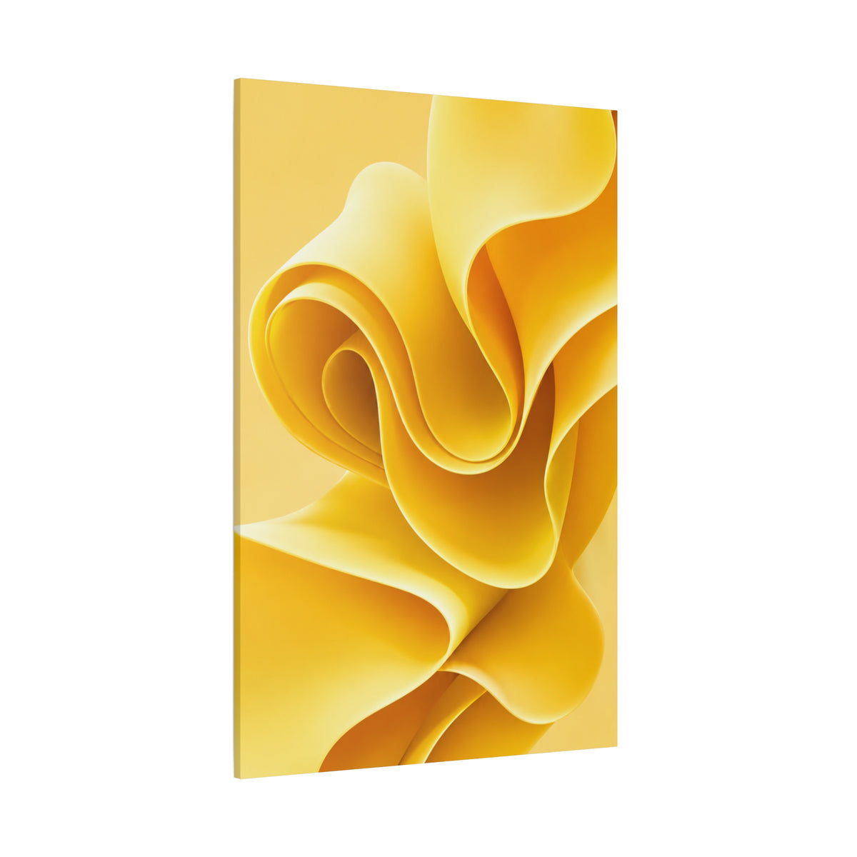 Yellow Abstract Canvas Wall Art | Modern Luxury Wall Decor | Minimalist Canvas Print | Living Room Art | Ready to Hang