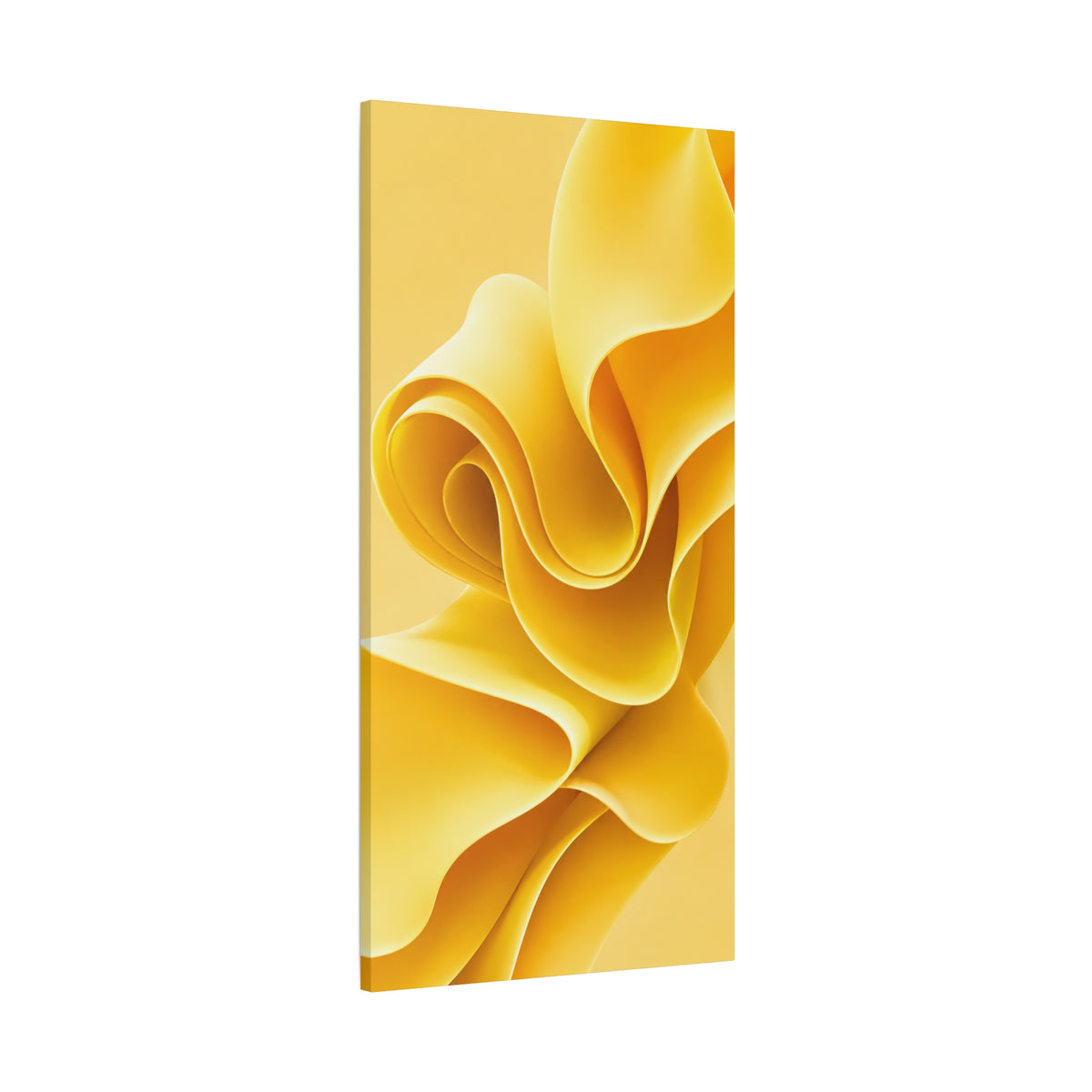 Yellow Abstract Canvas Wall Art | Modern Luxury Wall Decor | Minimalist Canvas Print | Living Room Art | Ready to Hang