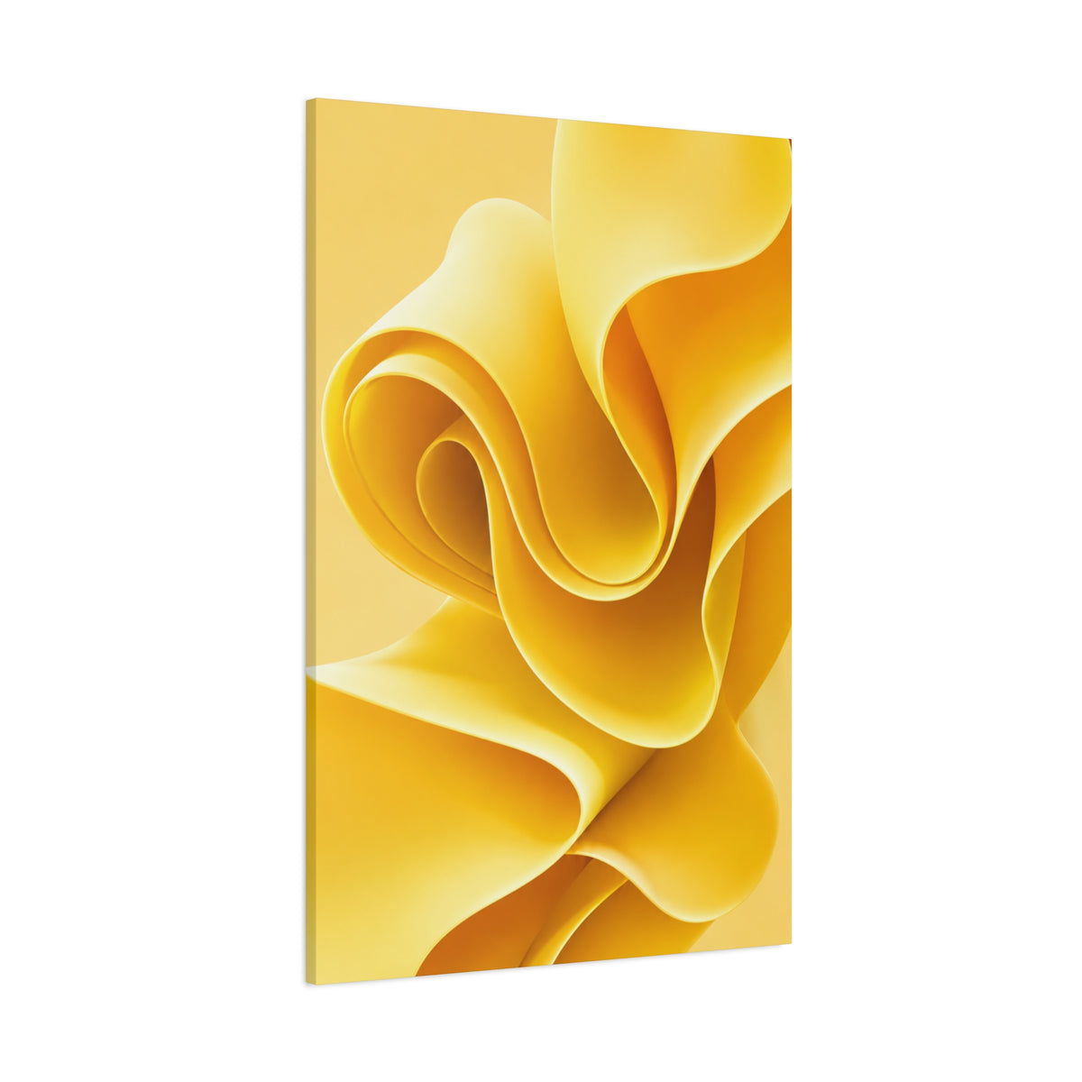 Yellow Abstract Canvas Wall Art | Modern Luxury Wall Decor | Minimalist Canvas Print | Living Room Art | Ready to Hang